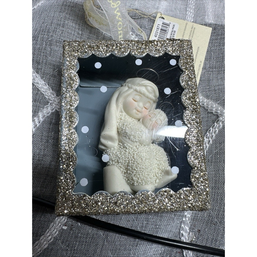 *SNOWBABIES* "Mary's Bay" Glitter Shadowbox Christmas Ornament Dept 56